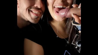 La moglie con la bocca di sperma bacia il marito come Luana Kazaki Arthur Urso